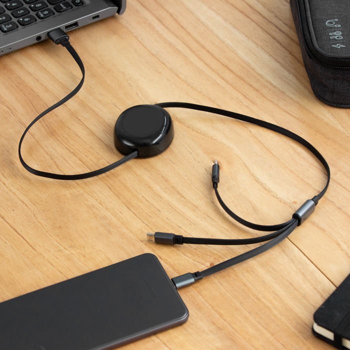 Cable retráctil de carga 