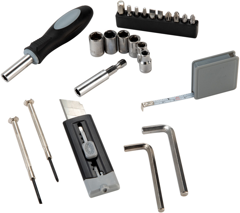 Linterna con set de herramientas 