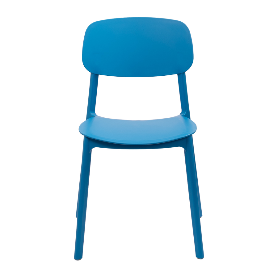 Silla apilable de plástico rígido 