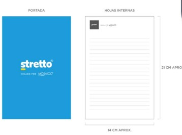 CUADERNO PERSONALIDO 9 X 14 CM