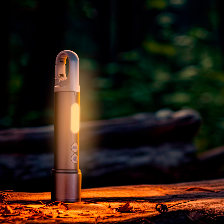 USB Linterna Táctica y lámpara recargable 