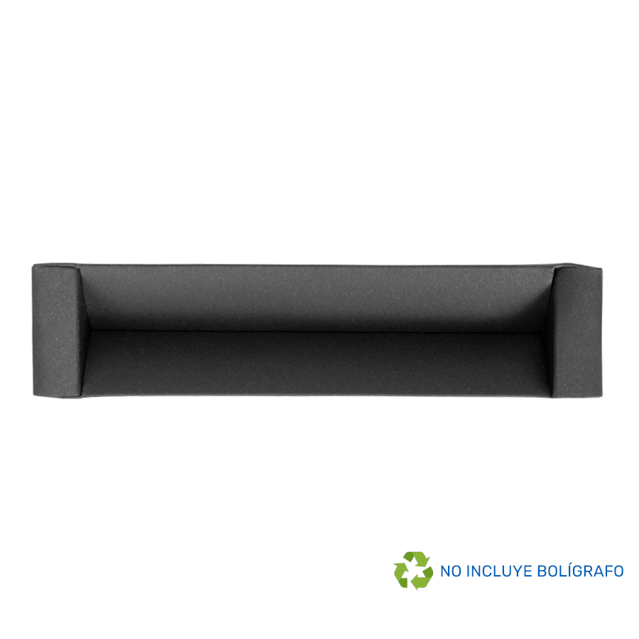 Estuche Porta-Lápiz o Bolígrafo, en cartón negro.