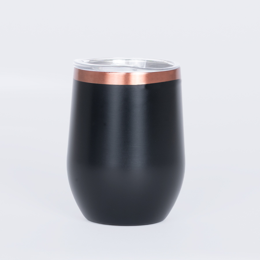 Vaso térmico negro/encobrizado 