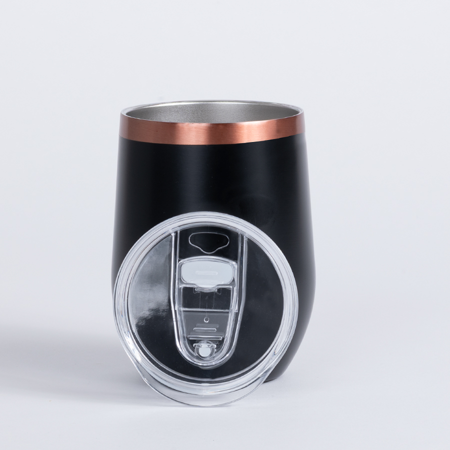 Vaso térmico negro/encobrizado 