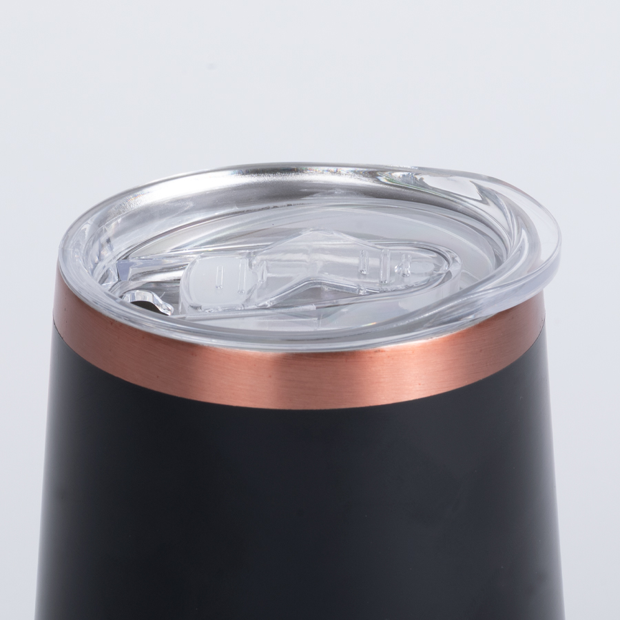 Vaso térmico negro/encobrizado 